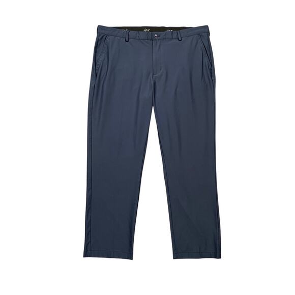 Greg Norman Pants Men 40 Metal Blue-Grey Lightweight Stretch Golf Travel Chino - Picture 1 of 10
